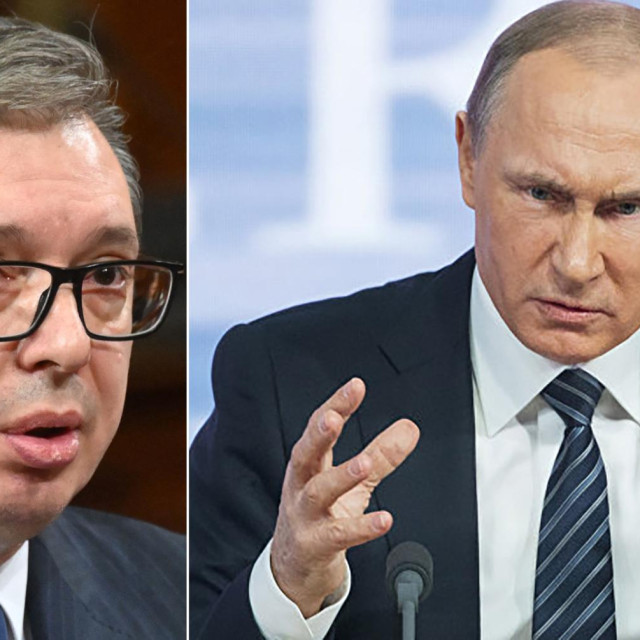 Aleksandar Vučić i Vladimir Putin