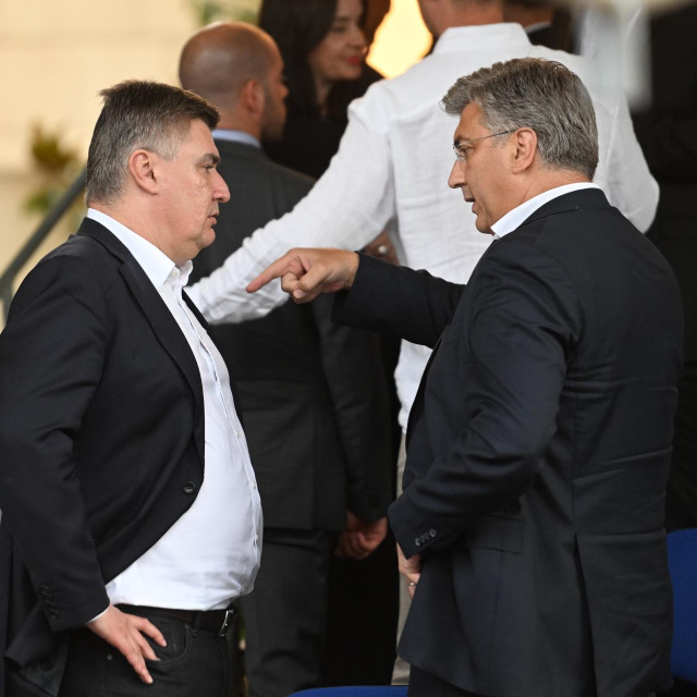 Zoran Milanović i Andrej Plenković