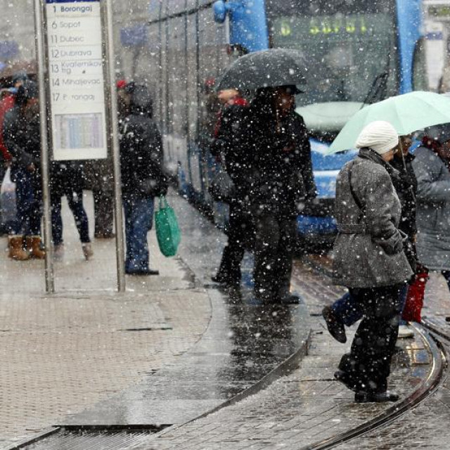 Klinika za traumatologiju u Zagrebu i oborine u Zagrebu, ilustracija