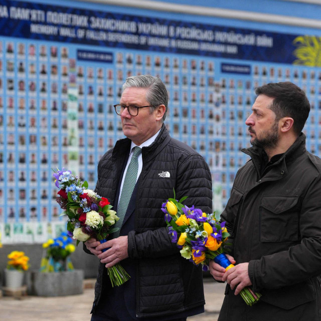 Keir Starmer i Volodimir Zelenski u Kijevu