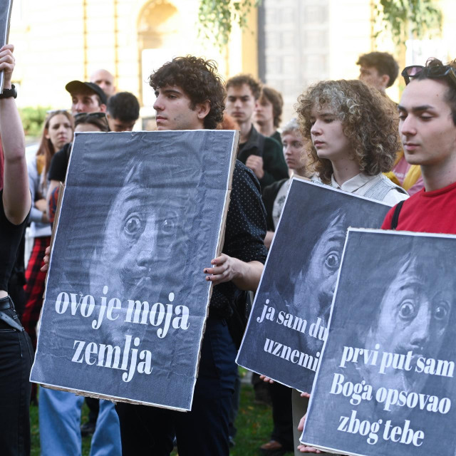 Protest studenata Akademije dramske umjetnosti 2023. protiv povratka na posao Ozrena Prohića, profesora koji je posljednje dvije godine bio suspendiran zbog sumnje na seksualno uznemiravanje