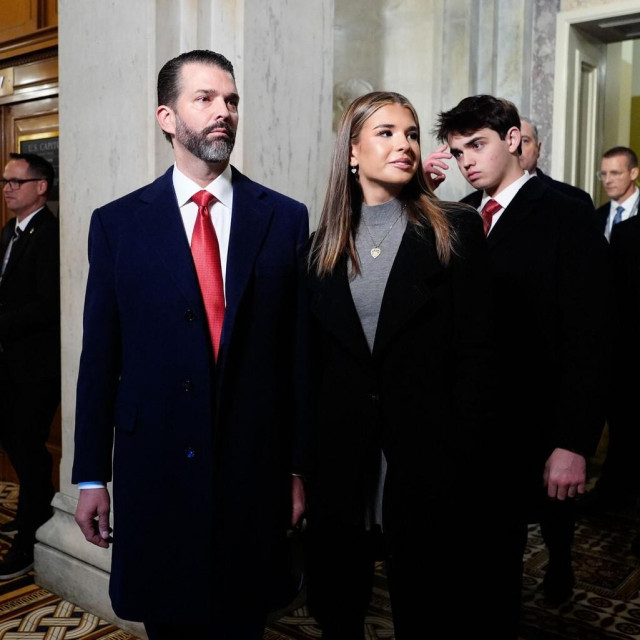 Donald Trump Jr i Kai Madison Trump