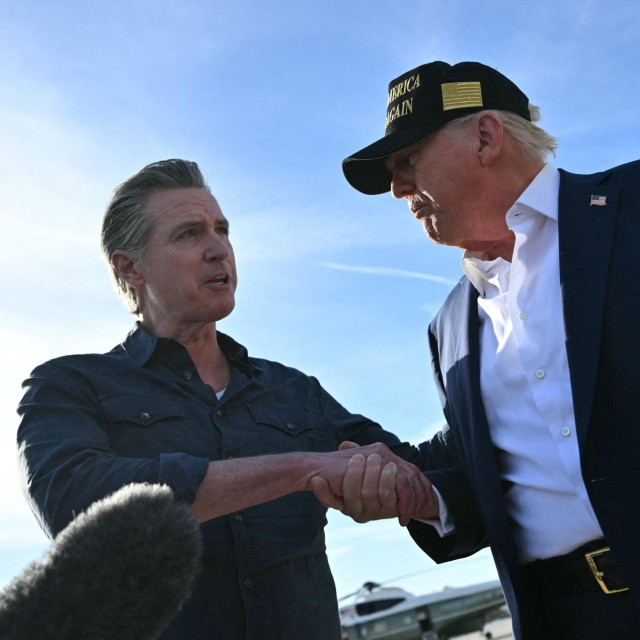 Donald Trump i Gavin Newsom