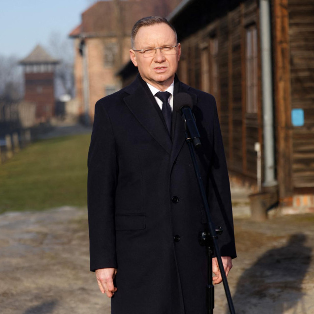 Andrzej Duda u Auschwitzu