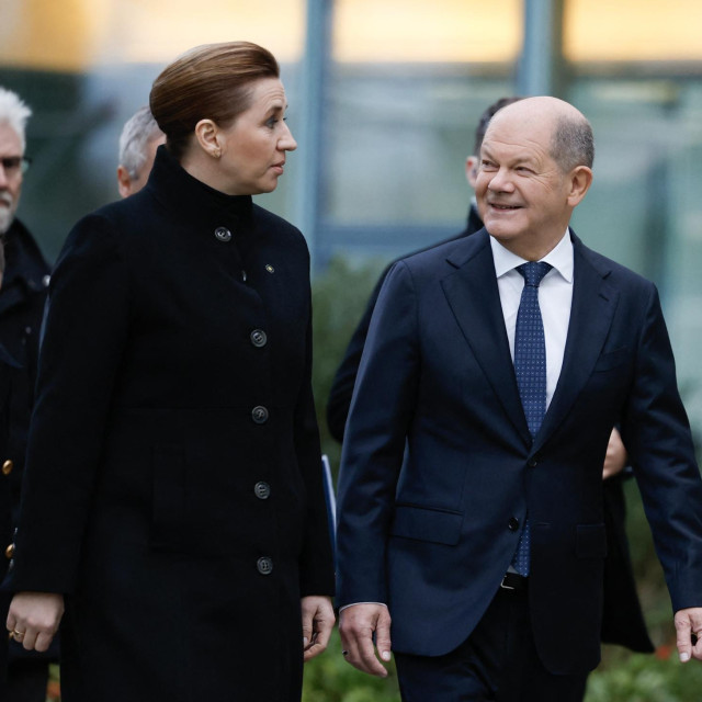 Olaf Scholz i Mette Frederiksen