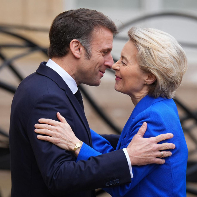 Emmanuel Macron i Ursula von der Leyen