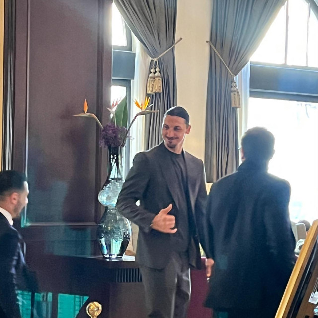 Zlatan Ibrahimović u hotelu Esplanade