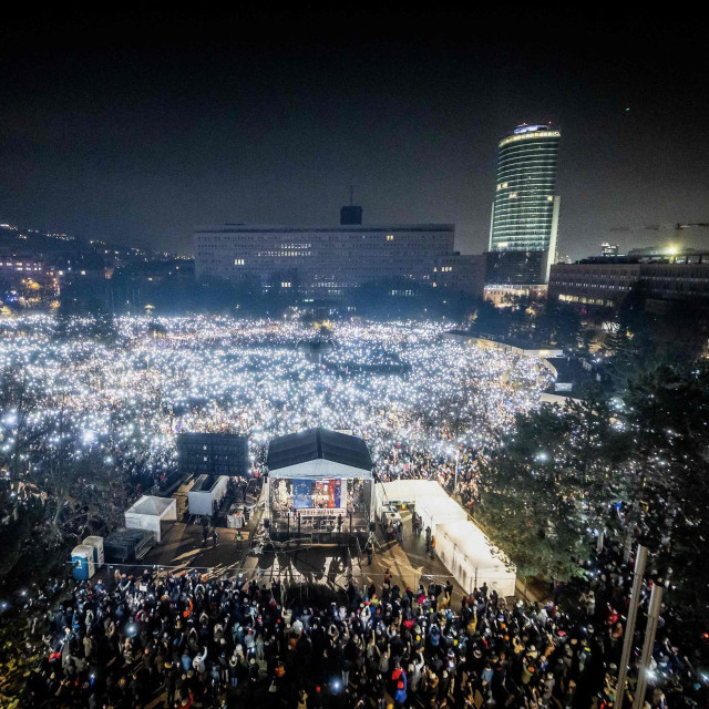 Prosvjedi protiv slovačke vlade u Bratislavi, 24.1.2025.