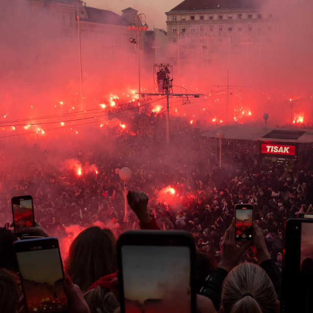 Doček hrvatske rukometne reprezentacije