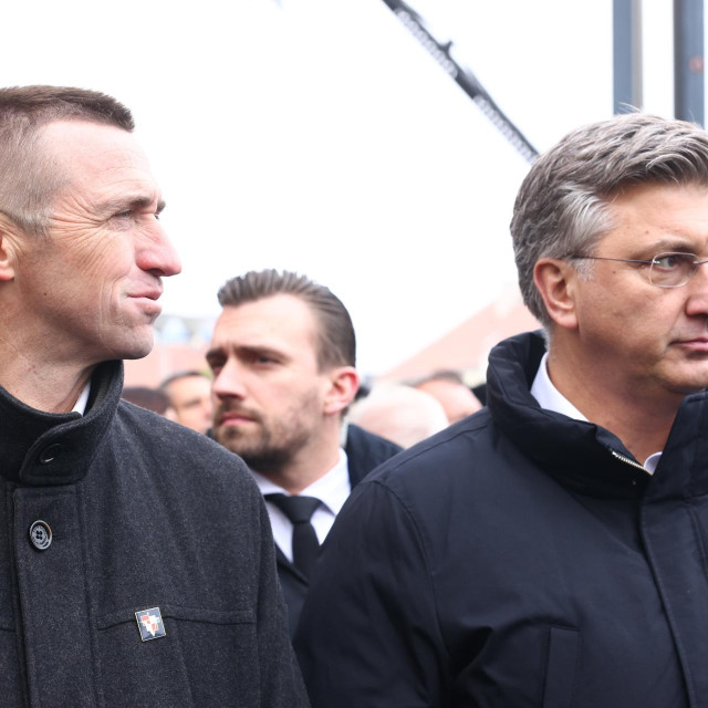 Koalicijski partneri Ivan Penava i Andrej Plenković