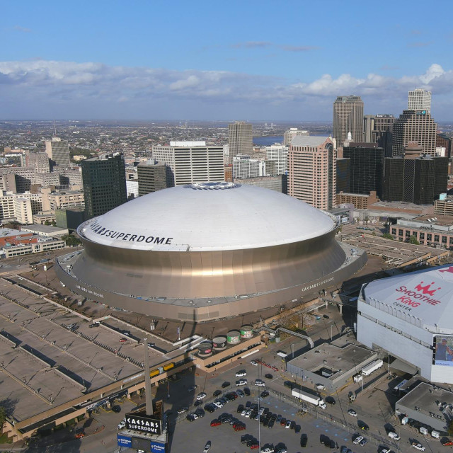 Caesars Superdome u New Orlenasu, mjesto održavanja SuperBowla 2025.