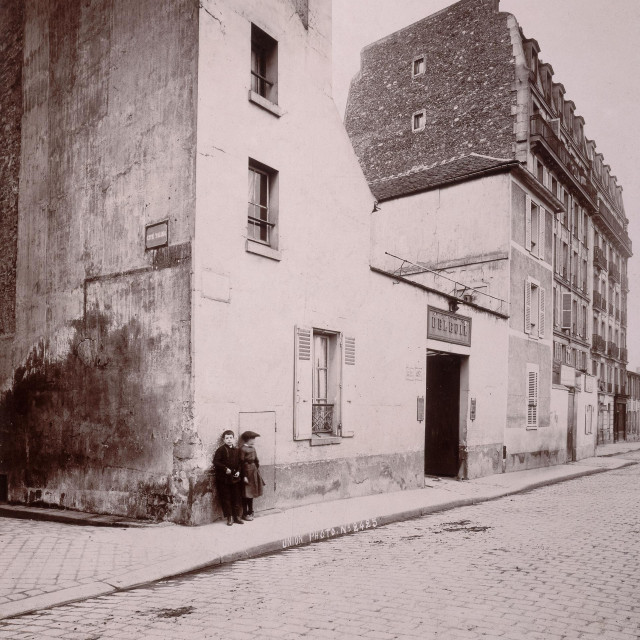 Sjecište cité Talma i rue des Fourneaux, krajem 19. stoljeća