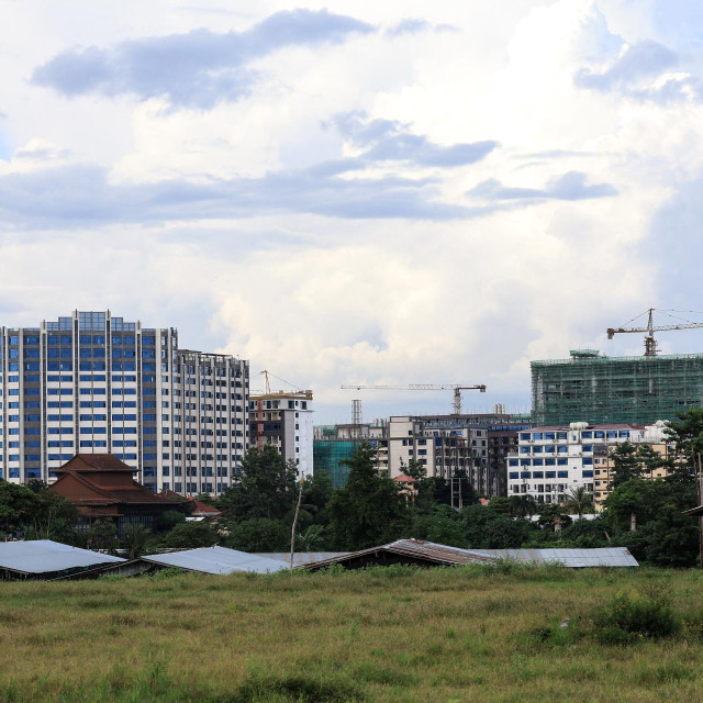 Pogled na Shwe Kokko s tajlandske strane granice