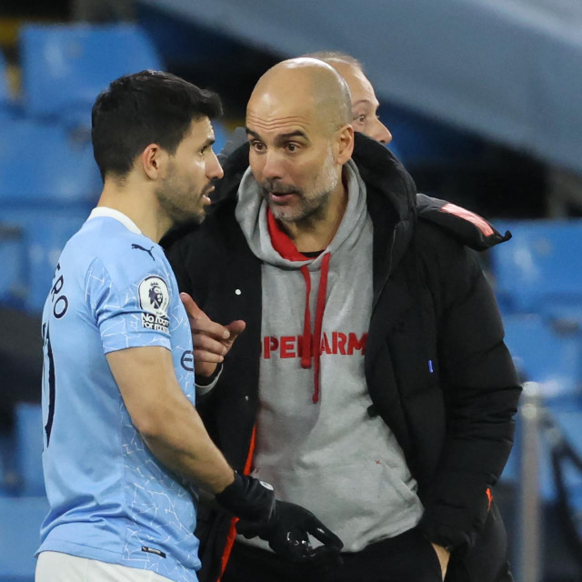 Sergio Agüero i Pep Guardiola