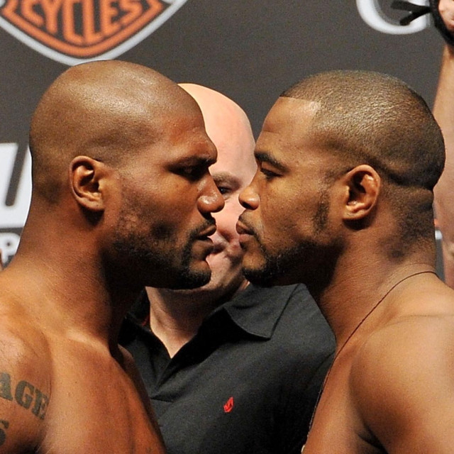 Quinton ”Rampage” Jackson i Rashad Evans 