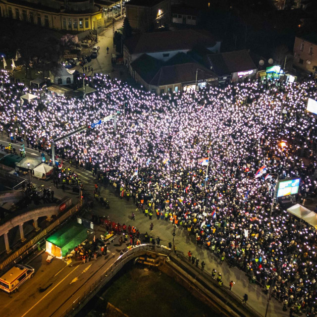 Studentski prosvjed u Kragujevcu