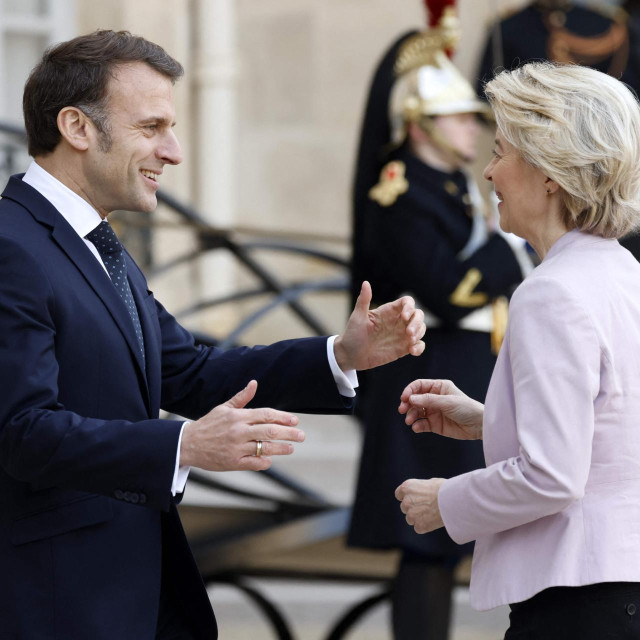 Emmanuel Macron i Ursula von der Leyen