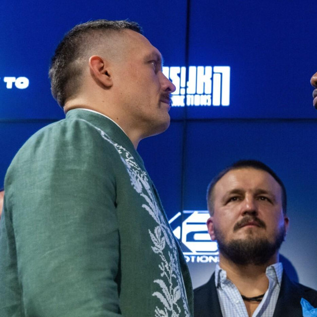 Oleksandr Usyk i Daniel Dubois