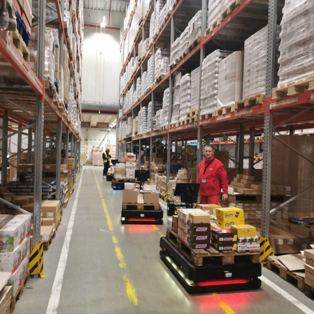 Robot koji se koristi u logističko-distributivnom centru Atlantic Grupe