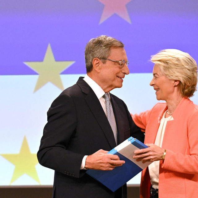 Mario Draghi i Ursula von der Leyen