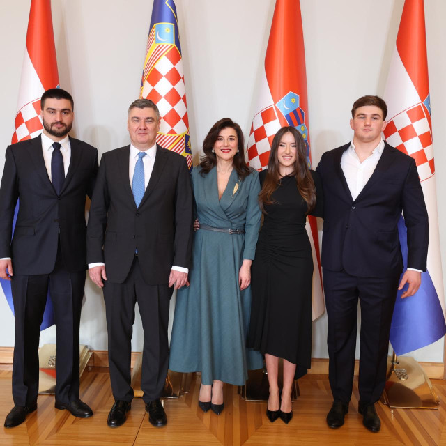 Ante Jakov Milanović, Zoran Milanović, Sanja Musić Milanović, Maša Milanović i Marko Milanović