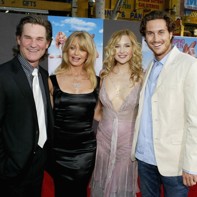 Kurt Russell, Goldie Hawn, Kate Hudson i Oliver Hudson