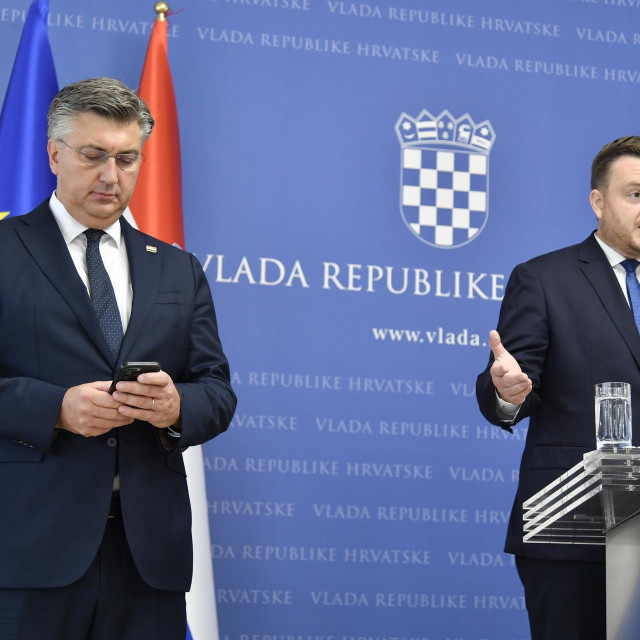 Andrej Plenković i Marko Primorac