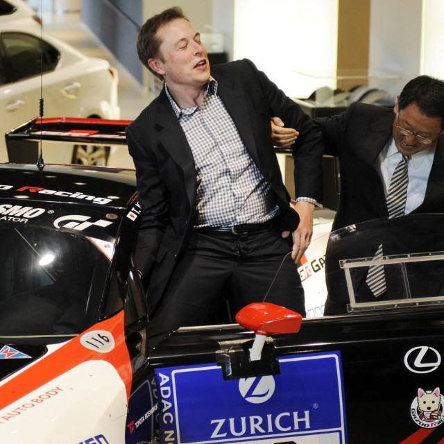 Akio Toyoda i Elon Musk