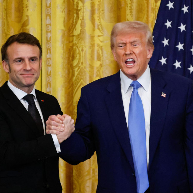 Emmanuel Macron i Donald Trump