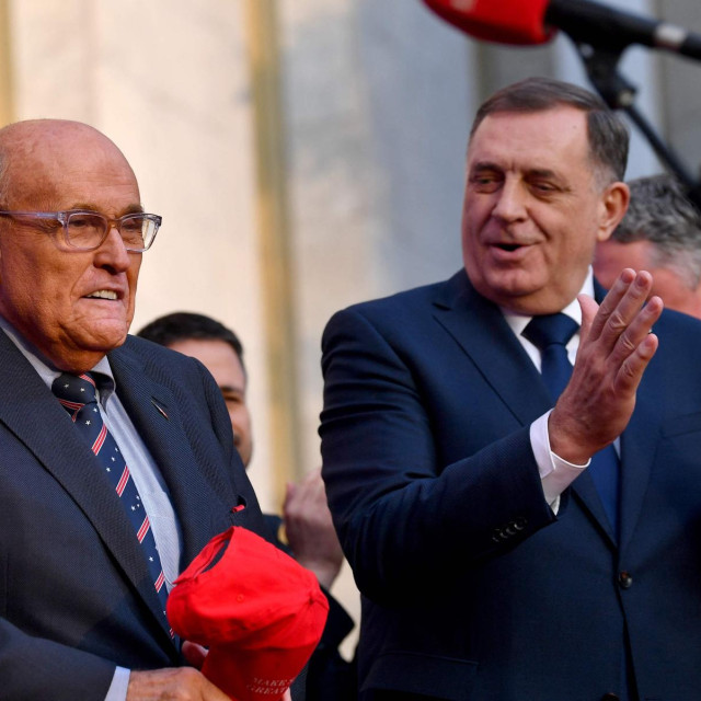 Rudy Giuliani i Milorad Dodik