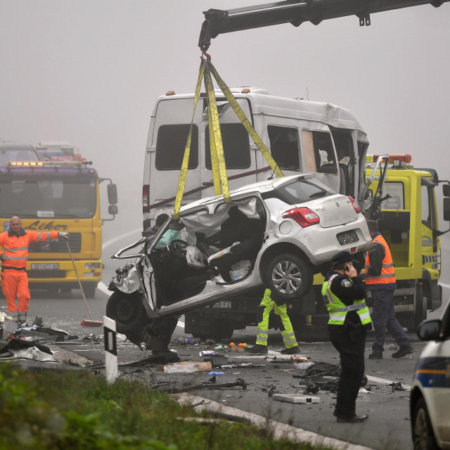 Prometna nesreća na autocesti Rijeka - Zagreb između čvorova Ravna Gora i Vrbovsko