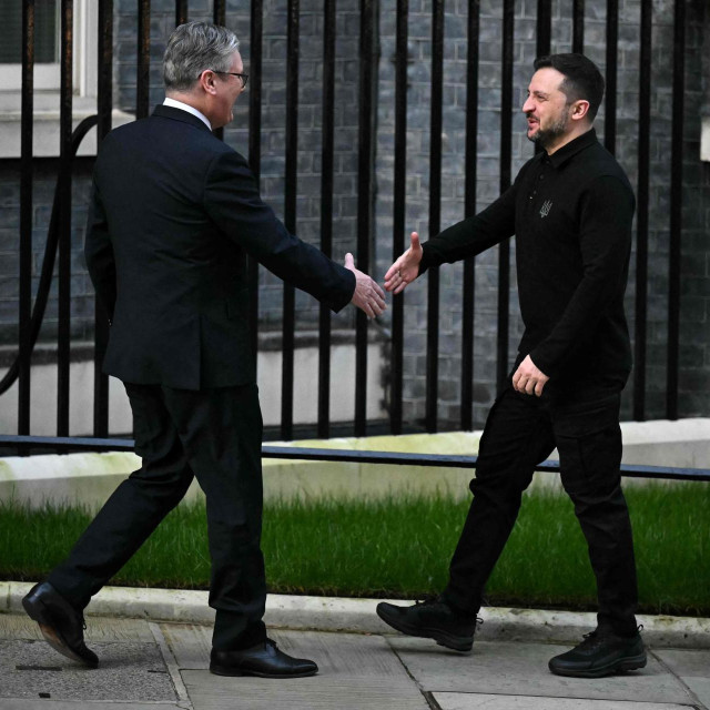 Keir Starmer i Volodimir Zelenski