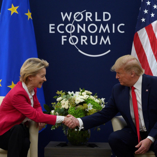 Ursula von der Leyen i Donald Trump