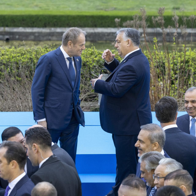 Donald Tusk i Viktor Orbán