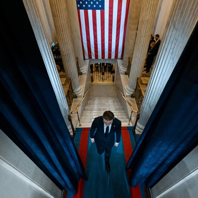 Barron Trump na inauguraciji Donalda Trumpa