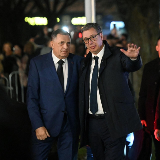 Aleksandar Vučić i Milorad Dodik