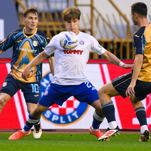 Hajduk - Rijeka: Rokas Pukštas, Toni Fruk i Amir Gojak