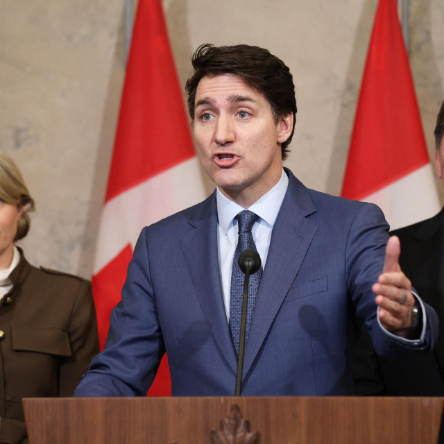 Justin Trudeau, ministrica vanjskih poslova Melanie Joly i ministar financija Dominic LeBlanc