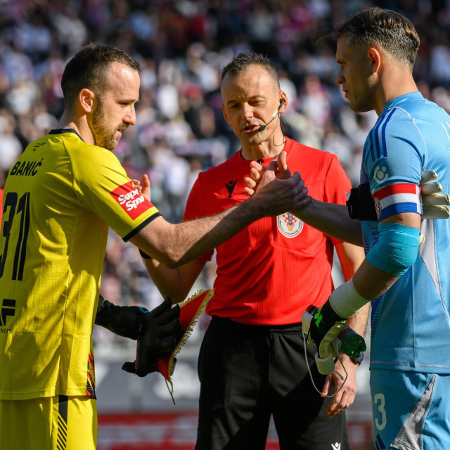 Hajduk - Gorica: Ivan Banić i Ivan Lučić