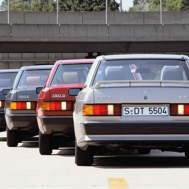 Mercedes-Benz-190E, ilustracija