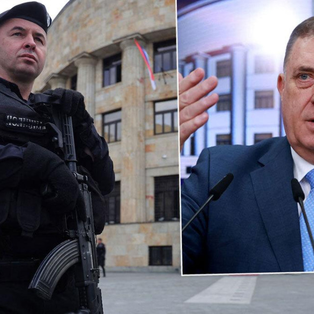 Policija naoružana dugim cijevima u Banjoj Luci; Milorad Dodik