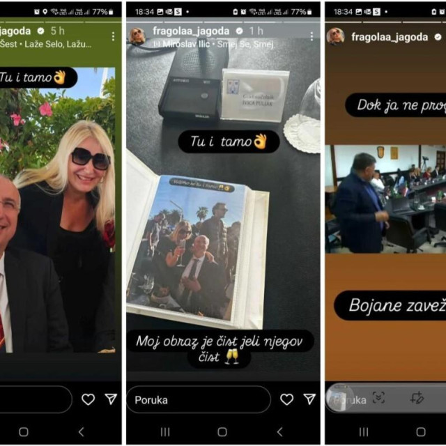 Instagram storiji Jagode Schon Milesi