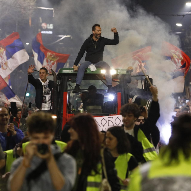 Doček studenata na Terazijama