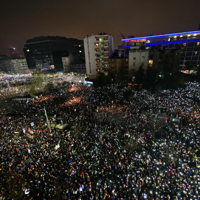 Veliki prosvjed “15. za 15” u Beogradu