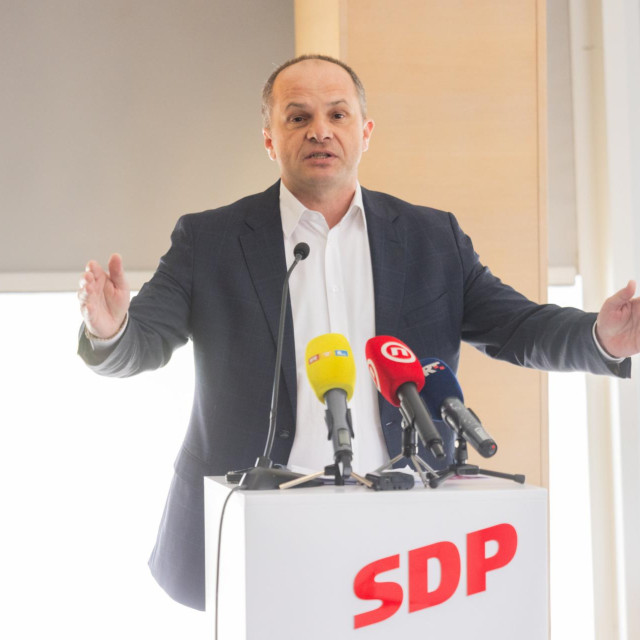 Siniša Hajdaš Dončić, predsjednik SDP-a.