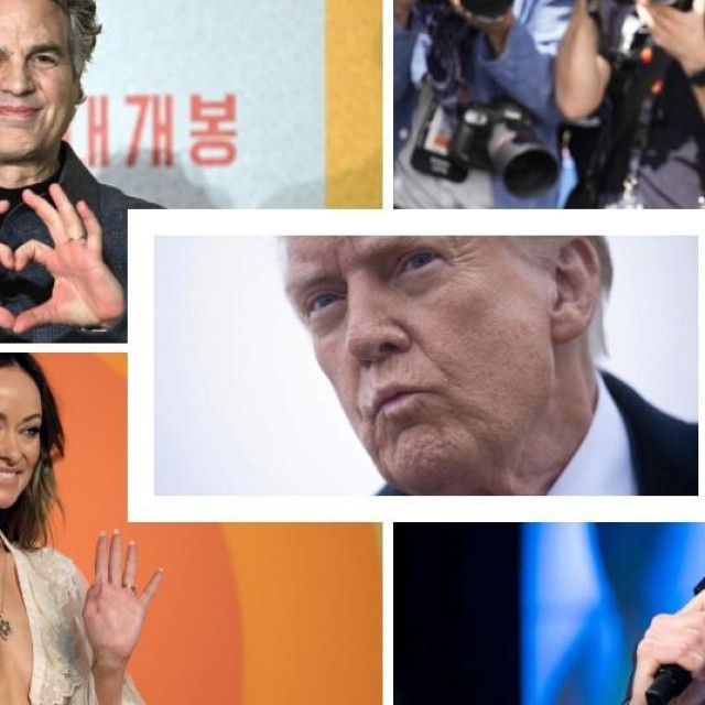 Mark Ruffalo, Audrey Plaza, Olivia Wilde, Donald Trump i Ben Stiller