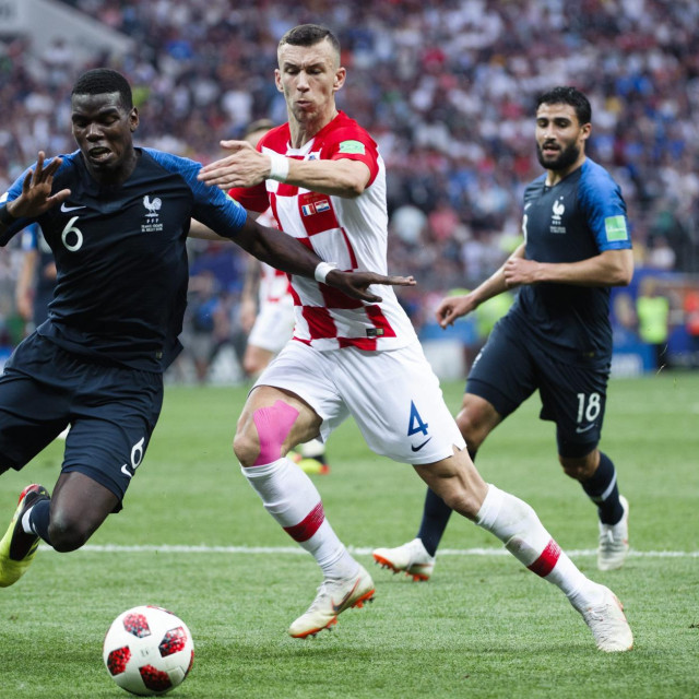 Francuska - Hrvatska: Ivan Perišić i Paul Pogba