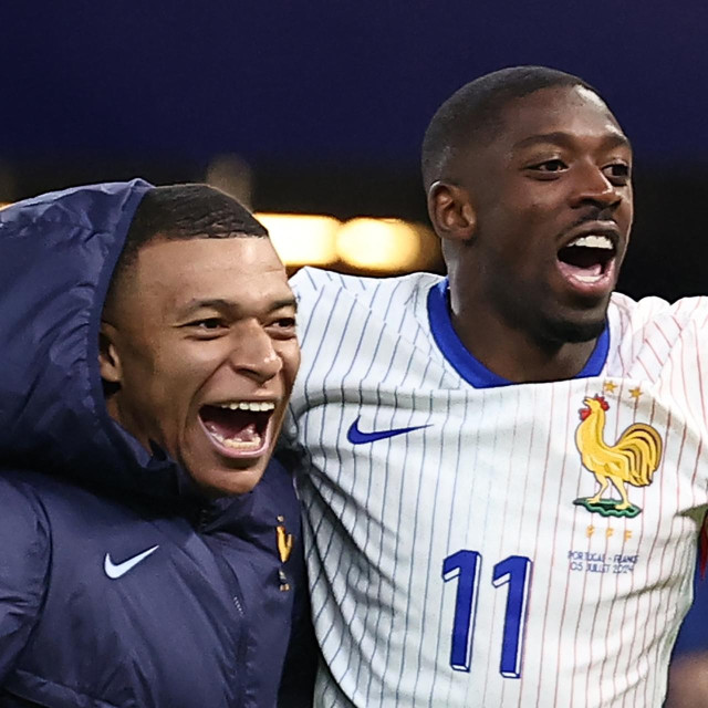 Kylian Mbappe i Ousmane Dembele 