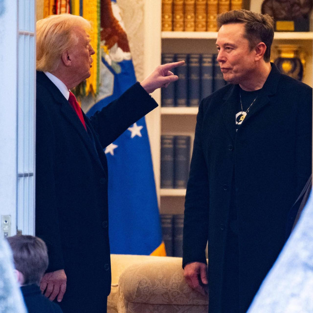 Donald Trump i Elon Musk u Bijeloj kući