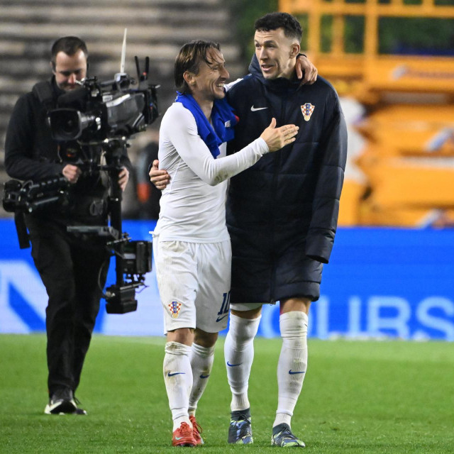 Luka Modrić i Ivan Perišić